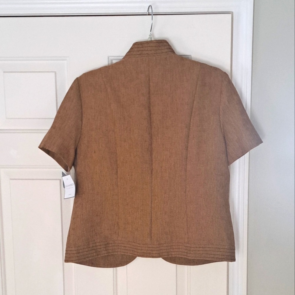 Sag Harbor NWT 3 Piece Set Pant Tank Jacket Color Spice Office Business. Size 10 - Picture 6 of 12
